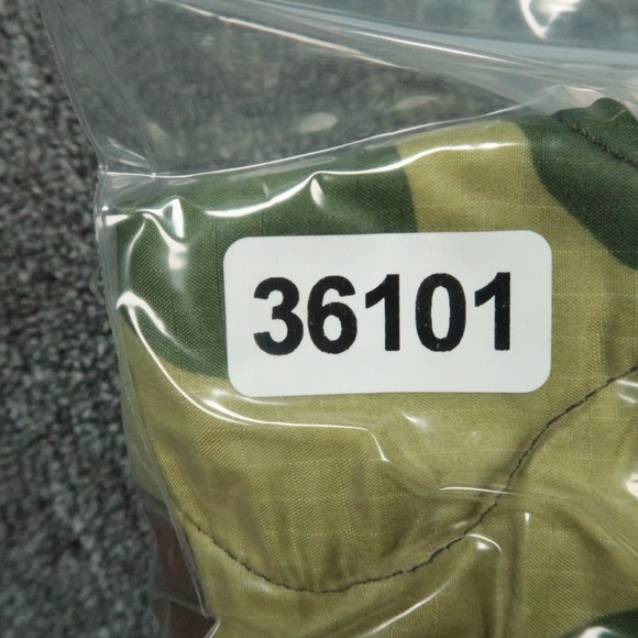 Zero Foxtrot Jacket Mens XXL Green Brown Woodland Camo Pullover Pockets Quilted - Picture 8 of 8